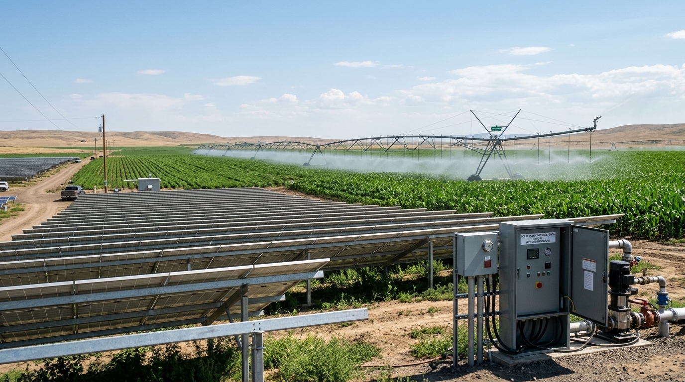 PV550 Solar Pump Inverter for Large Off-grid Farm Irrigation (Multi-pump Coordination)